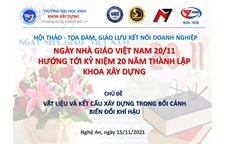 Tọa đàm, giao lưu kết nối doanh nghiệp nhân ngày nhà giáo Việt Nam 20/11